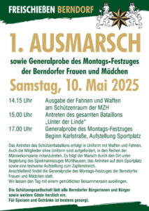 1. Ausmarsch 2025 Schützengesellschaft Berndorf
